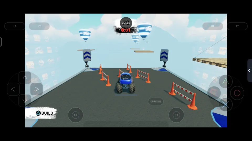 Published gameplay capture of Can't Drive This in LSX4
