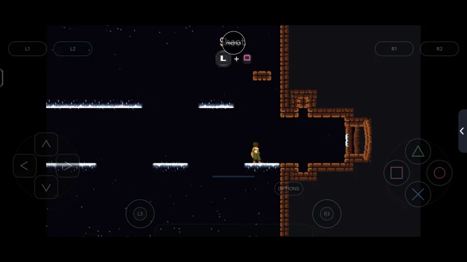 Published gameplay capture of Dandara in LSX4