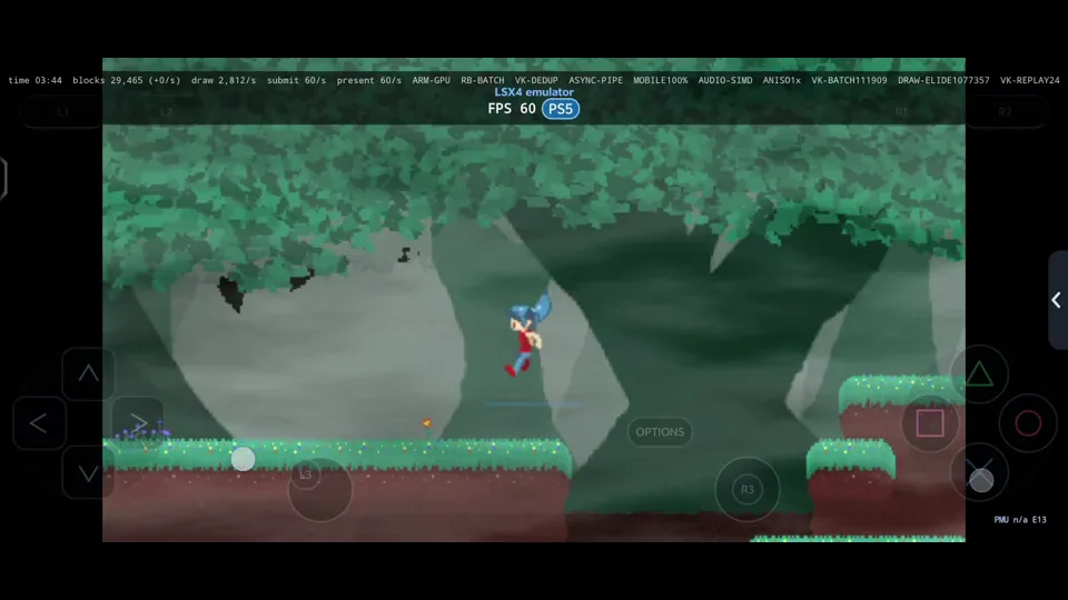 Published gameplay capture of Dreaming Sarah in LSX4