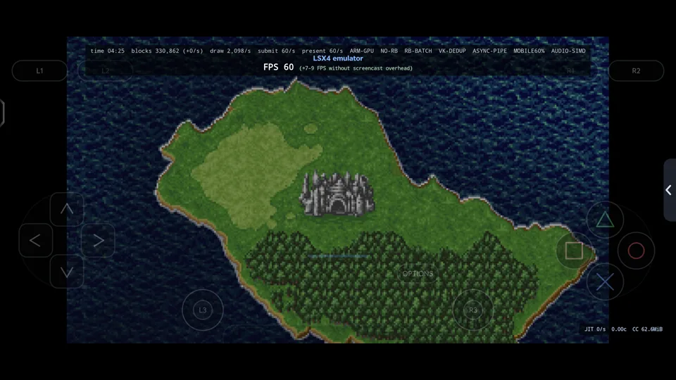 Published gameplay capture of FINAL FANTASY in LSX4