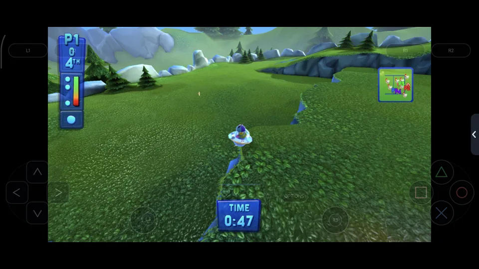 Published gameplay capture of Fluster Cluck in LSX4