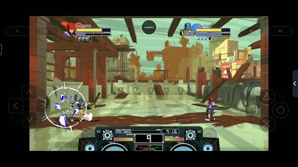 Published gameplay capture of Lethal League Blaze in LSX4