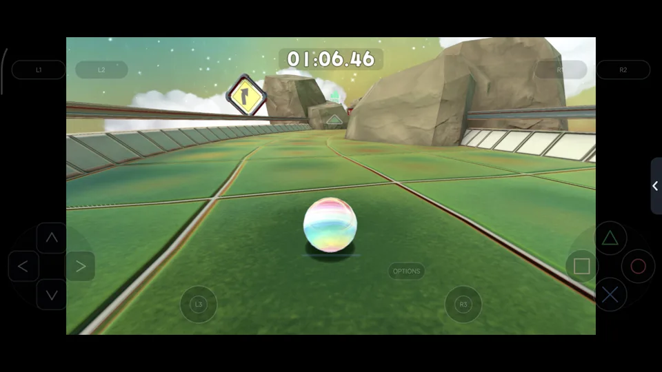 Published gameplay capture of Marble It Up! Ultra in LSX4