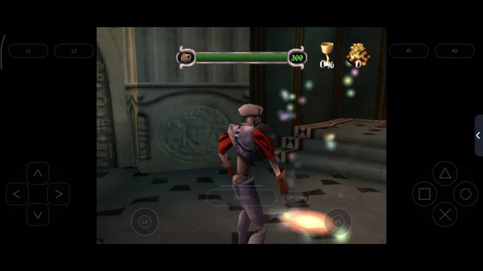 Published gameplay capture of MediEvil II in LSX4