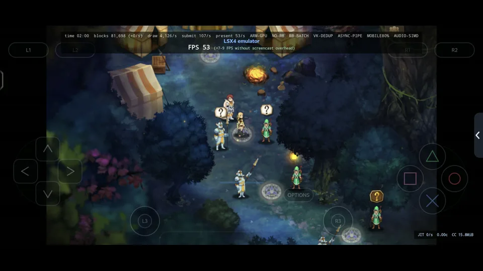 Published gameplay capture of Might & Magic: Clash of Heroes in LSX4