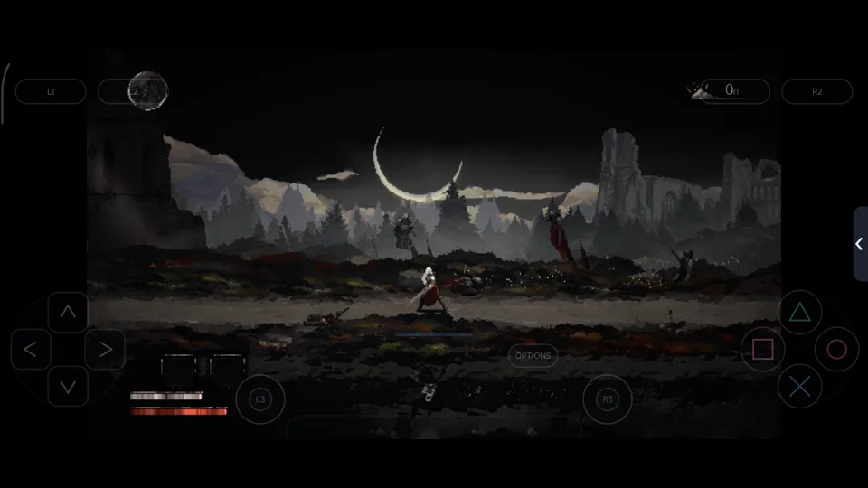 Published gameplay capture of Moonscars in LSX4