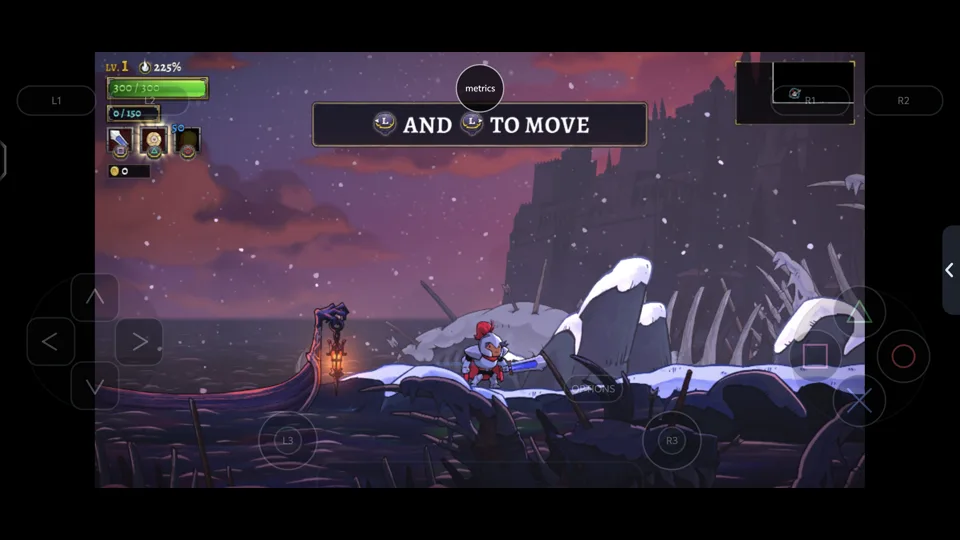 Published gameplay capture of Rogue Legacy 2 in LSX4