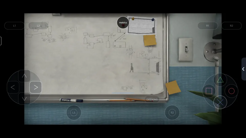 Published gameplay capture of The Pedestrian in LSX4