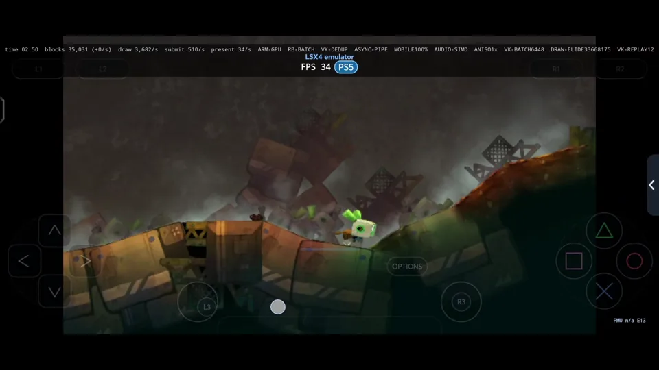 Published gameplay capture of void tRrLM();++ //Void Terrarium++ in LSX4