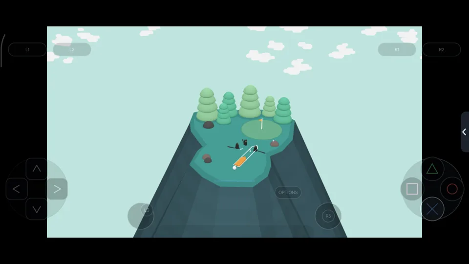 Published gameplay capture of WHAT THE GOLF? in LSX4